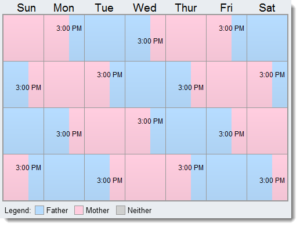 alternating-2-days schedule